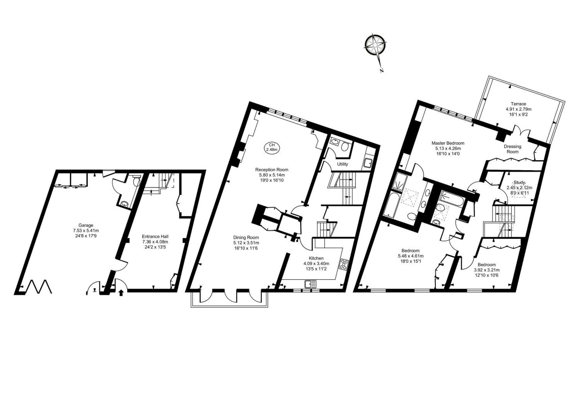Modern 3 Bedroom Luxury House With Garage In Central Londyn Zewnętrze zdjęcie